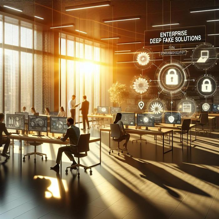 enterprise deepfake solutions, corporate deepfake security, business deepfake protection