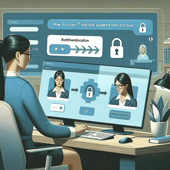 secure password reset process, help desk security, IT support authentication