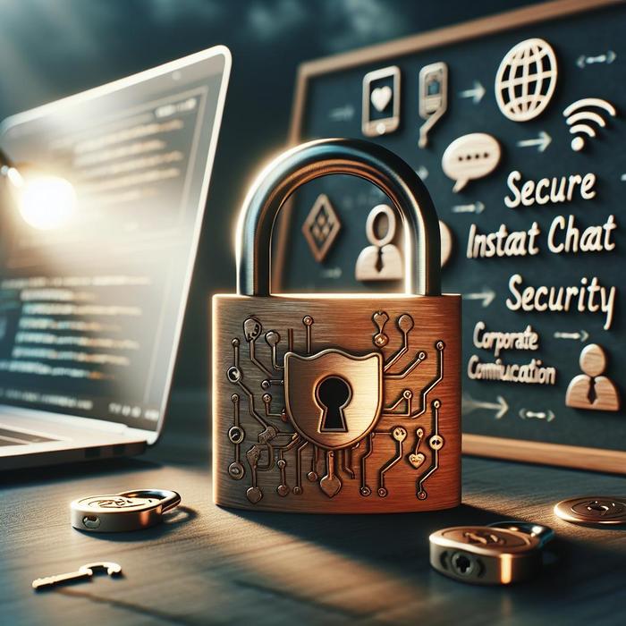 real-time chat security, secure instant messaging, corporate chat protection