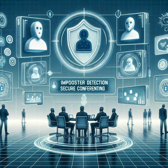 Zoom imposter detection, secure Zoom meetings, video conferencing security