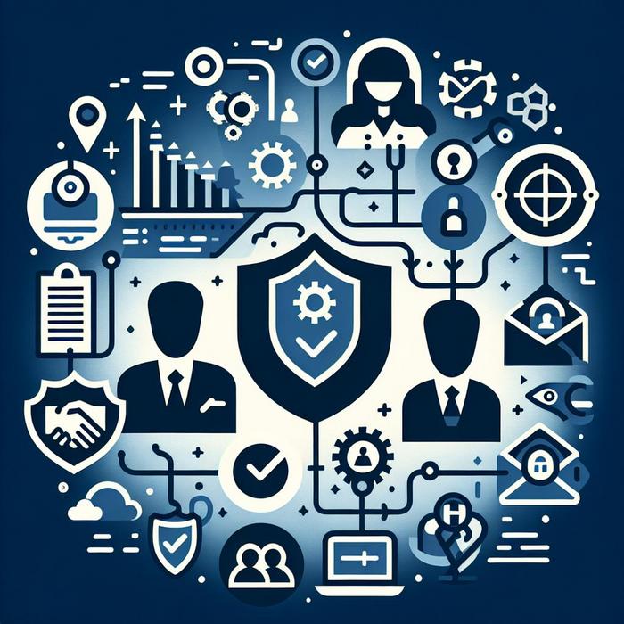 Identity verification for new hires before network entry