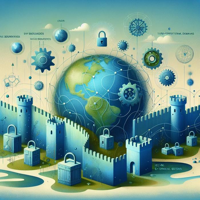 Secure external domains for collaboration tools