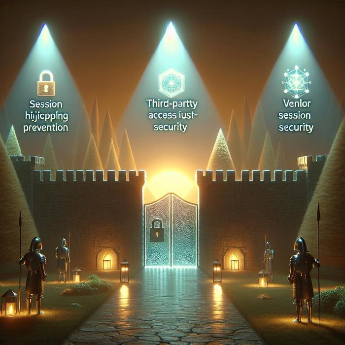 Session hijacking prevention for third-party access