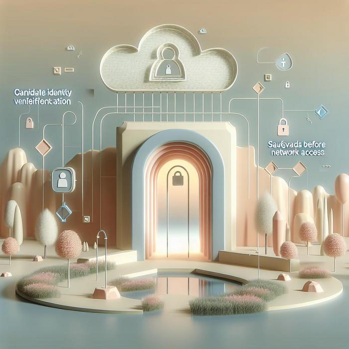 Verifying identity of candidates before they enter your network