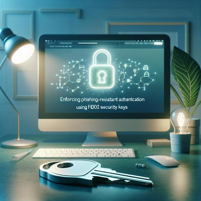 Enforcing Phishing-Resistant Authentication Using FIDO2 Security Keys