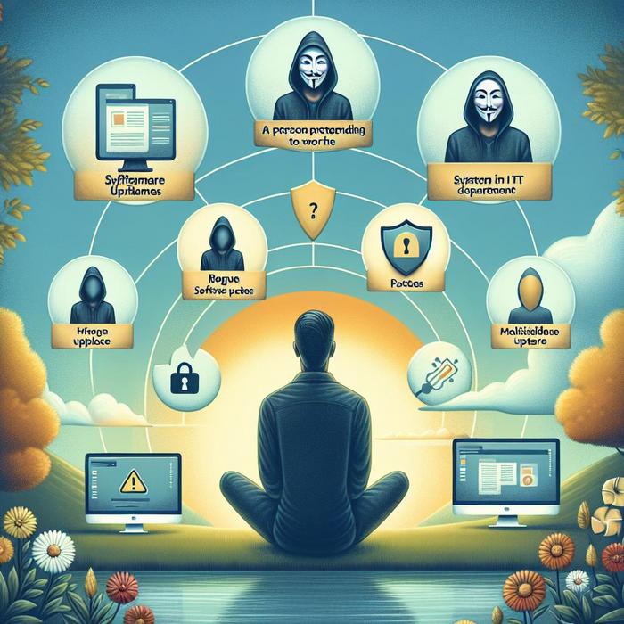 Fake IT System Update Notifications