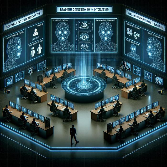 Realtime detection of malicious actors during interviews