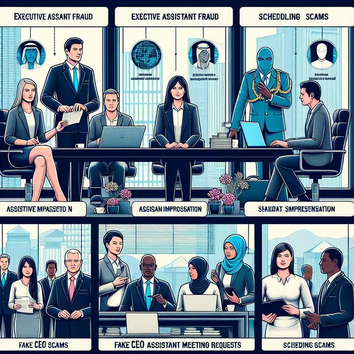 Fake CEO Assistant Meeting Requests