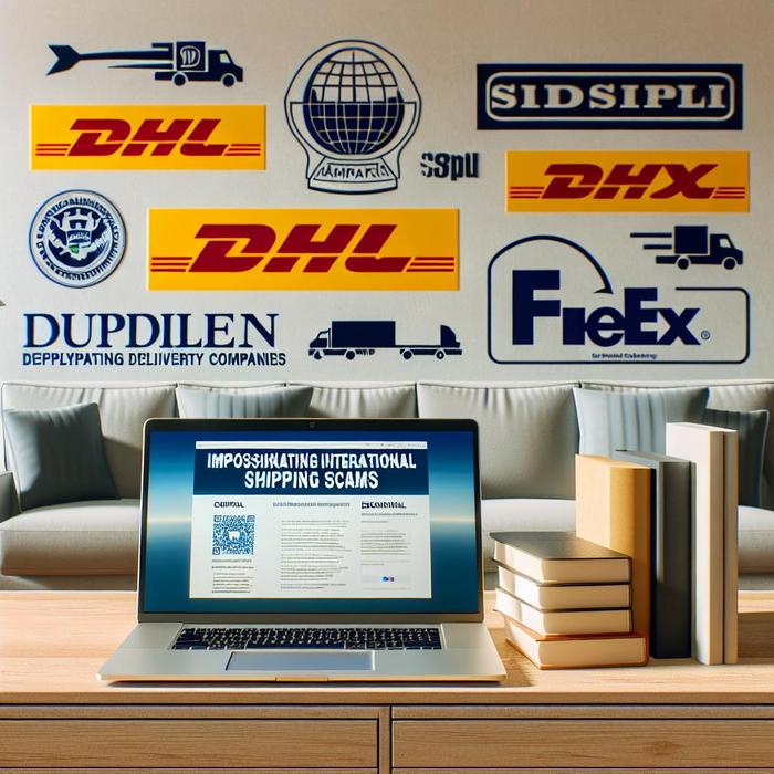 Impersonating International Shipping Companies