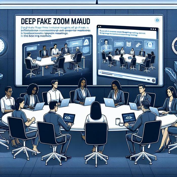 Simulation of Deepfake Infiltration in All-Hands Meetings