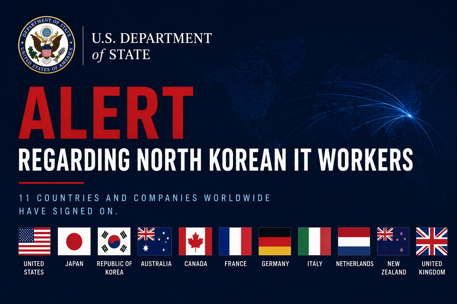 You have been warned: eleven governments just put the North Korean IT worker threat on the record